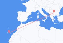 Flyrejser fra Sofia, Bulgarien til Tenerife, Spanien