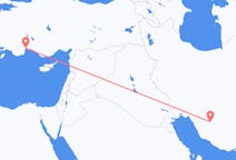 Flights from Shiraz to Antalya