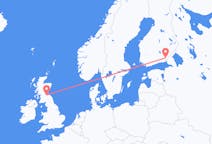 Voli from Edimburgo, Scozia to Lappeenranta, Finlandia
