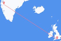 Flyg från Bournemouth, England till Kangerlussuaq, Grönland