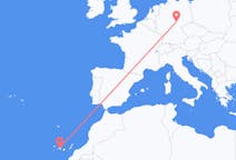 Flug frá Tenerife, Spáni til Erfurt, Þýskalandi
