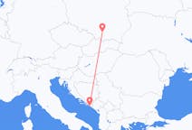 Flights from Kraków in Poland to Dubrovnik in Croatia