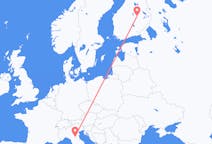 Flights from Kuopio to Bologna