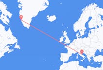 Loty z Pescara, Włochy do Nuuk, Grenlandia