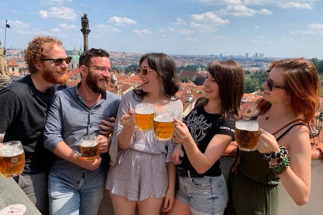 Visite du château de Prague avec café et bière inclus