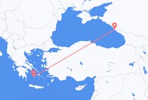 Flyg från Sochi till Plaka, Milos