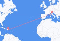 Flyreiser fra Santo Domingo, Den dominikanske republikk til Firenze, Italia