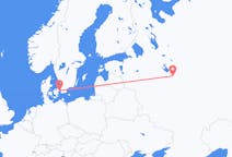 Vluchten van Jaroslavl naar Kopenhagen