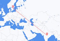 Flyreiser fra Nagpur, India til Linköping, Sverige