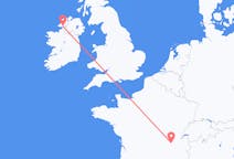 Flights from Donegal, Ireland to Lyon, France