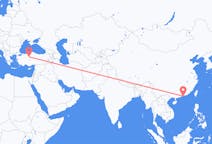 เที่ยวบิน จาก ฮ่องกง, เขตปกครองพิเศษฮ่องกงแห่งสาธารณรัฐประชาชนจีน ไปยัง อังการา, ตุรกี