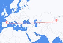 Flights from from Ürümqi to Zaragoza