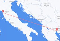 Flyrejser fra Thessaloniki, Grækenland til Pisa, Italien