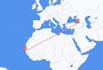Flights from Dakar to Trabzon