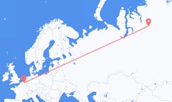 Fly fra Norilsk til Region Bruxelles