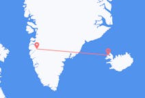 Vols depuis la ville de Ísafjörður vers la ville de Kangerlussuaq