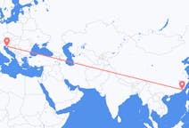 Flights from Xiamen to Rijeka