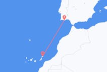 Vluchten van Lanzarote, Spanje naar Faro, Napoli, Portugal
