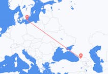 Flyrejser fra Kutaisi, Georgien til Bornholm, Danmark