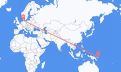 出发地 巴布亚新几内亚拉包爾目的地 德国韦斯特兰的航班
