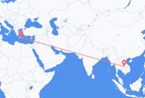 Flyreiser fra Ubon Ratchathani-provinsen, Thailand til Iraklio, Hellas