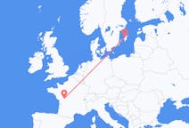 Flights from Poitiers, France to Visby, Sweden