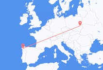 Flyrejser fra Lublin, Polen til Santiago de Compostela, Spanien