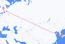 Flyg från Nagasaki, Japan till Joensuu, Finland