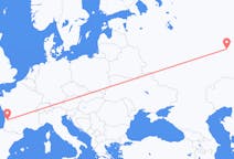 Flights from Nizhnekamsk, Russia to Bordeaux, France