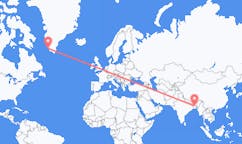 Flyrejser fra Dhaka, Bangladesh til Paamiut, Grønland