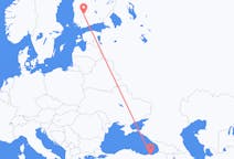 Flyg från Tammerfors, Finland till Trabzon, Turkiet