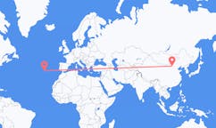 Flights from Hohhot, China to Santa Maria Island, Portugal