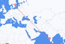 Flights from Kozhikode, India to Kalmar, Sweden