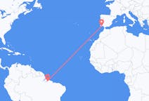 Vluchten van Belém, Brazilië naar Faro, Napoli, Portugal
