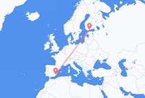Voli da Murcia, Spagna a Helsinki, Finlandia