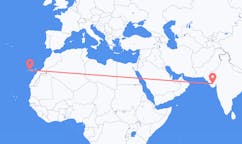 Flights from Rajkot, India to Tenerife, Spain