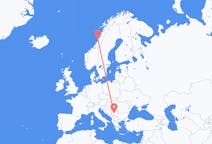 Flights from Kraljevo, Serbia to Brønnøysund, Norway