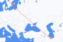 Flyg från Teheran, Iran till Kalmar, Sverige