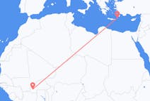 Flights from Bobo-Dioulasso, Burkina Faso to Karpathos, Greece