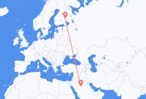Flights from Ha il, Saudi Arabia to Joensuu, Finland