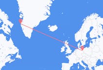 Flyreiser fra Berlin, Tyskland til Sisimiut, Grønland