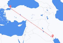 Flyrejser fra Basra, Irak til Istanbul, Tyrkiet