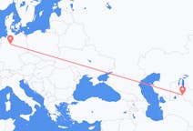 Flyrejser fra Nukus til Hannover