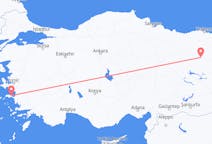 Vols depuis la ville d'Erzincan vers la ville de Samos