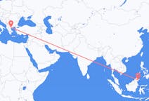 Flyreiser fra Lahad Datu, Malaysia til Thessaloniki, Hellas