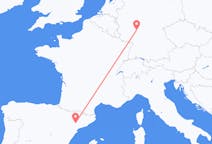 Flyg från Lleida, Spanien till Frankfurt, Tyskland