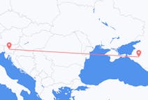 Flights from Krasnodar, Russia to Ljubljana, Slovenia