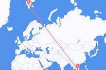 Flyg från Ho Chi Minh-staden till Svalbard
