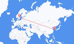 Flights from Jeju City, South Korea to Örebro, Sweden