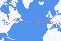 Flyreiser fra Rouyn-Noranda, Canada til Toulouse, Frankrike